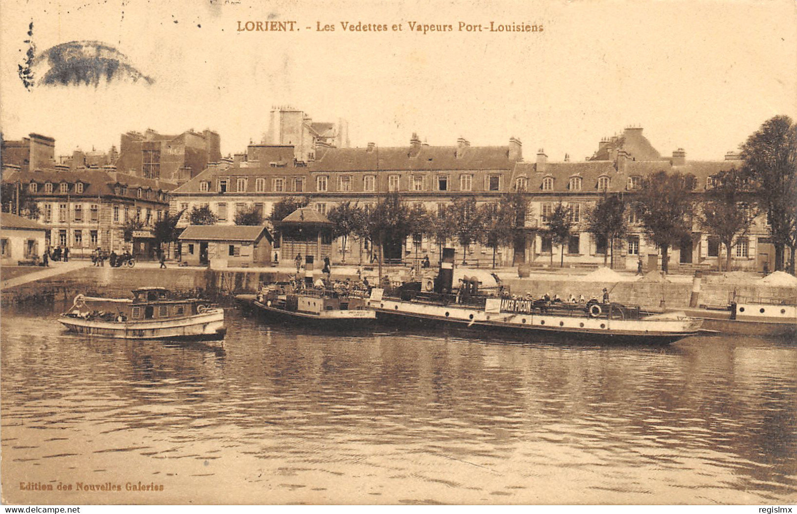 56-LORIENT-LES VEDETTES ET VAPEURS PORT LOUISIENS-N°2045-G/0083 - Lorient