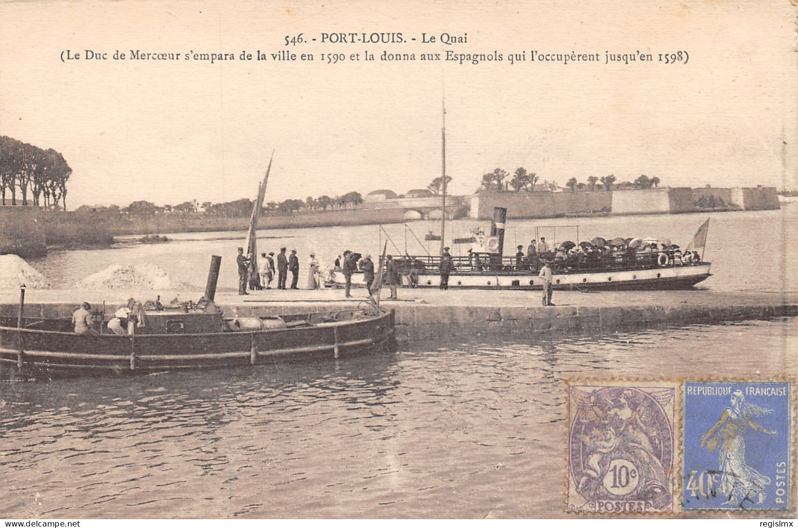 56-PORT LOUIS-LE QUAI-N°2045-F/0247 - Port Louis