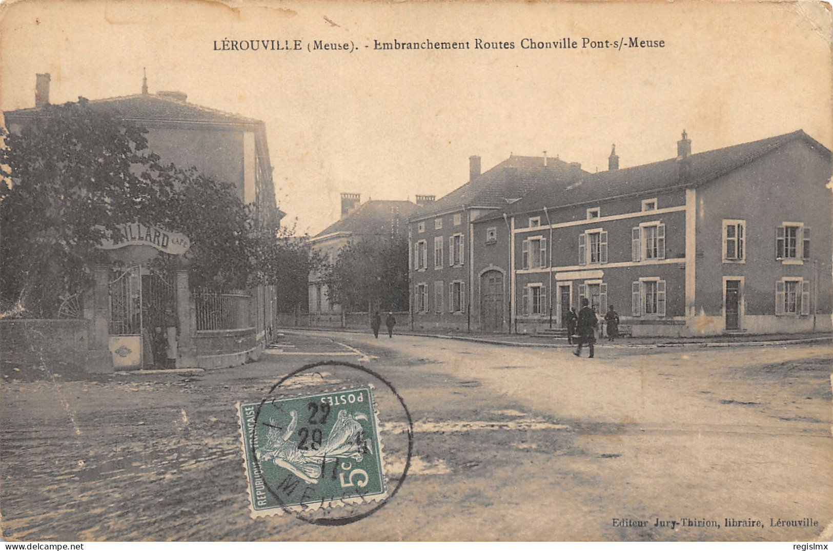 55-LEROUVILLE-ROUTES CHONVILLE PONT SUR MEUSE-N°2045-E/0197 - Lerouville