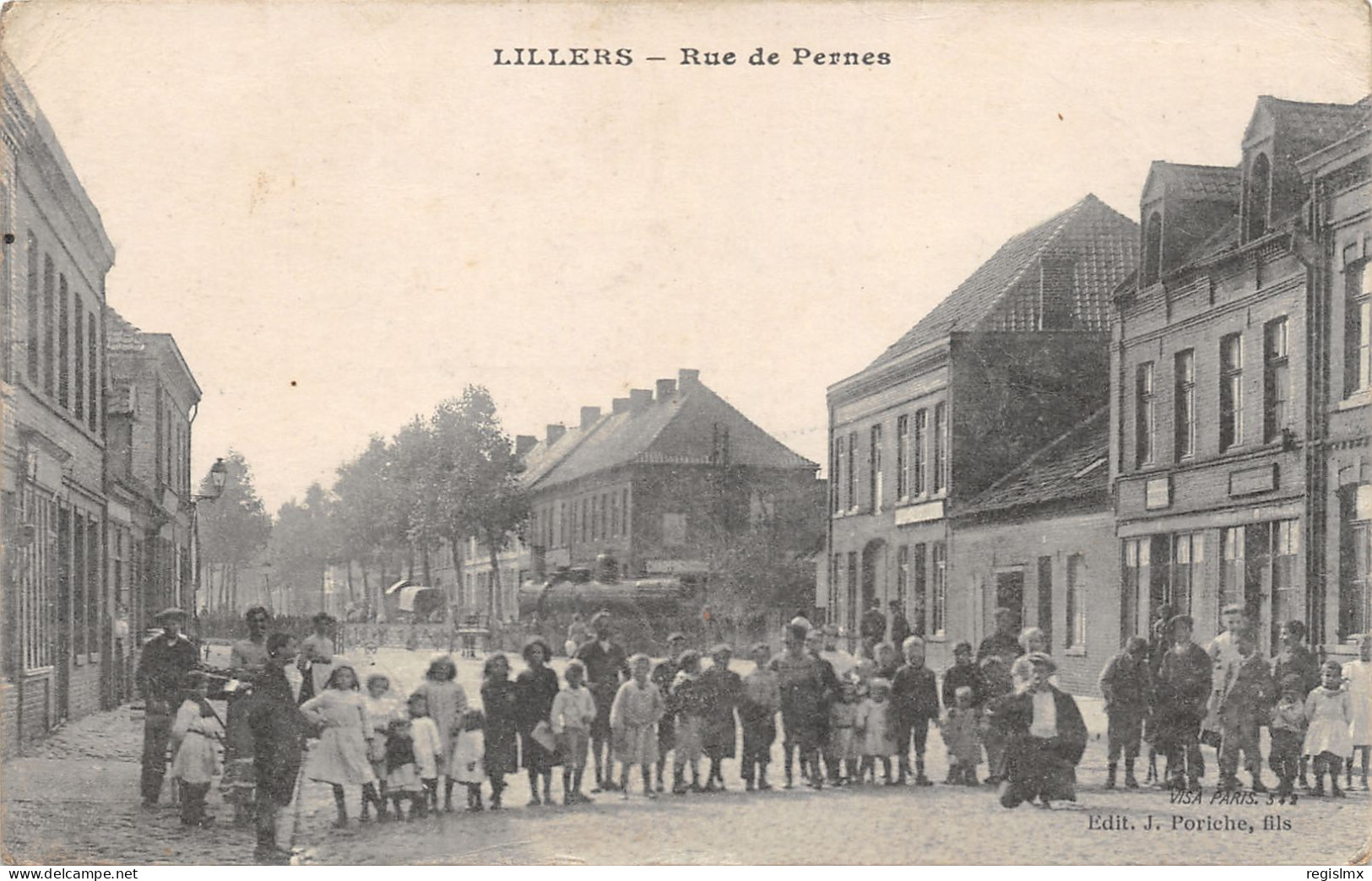 62-LILLIERS-RUE DE PERNES-N°2046-C/0235 - Lillers
