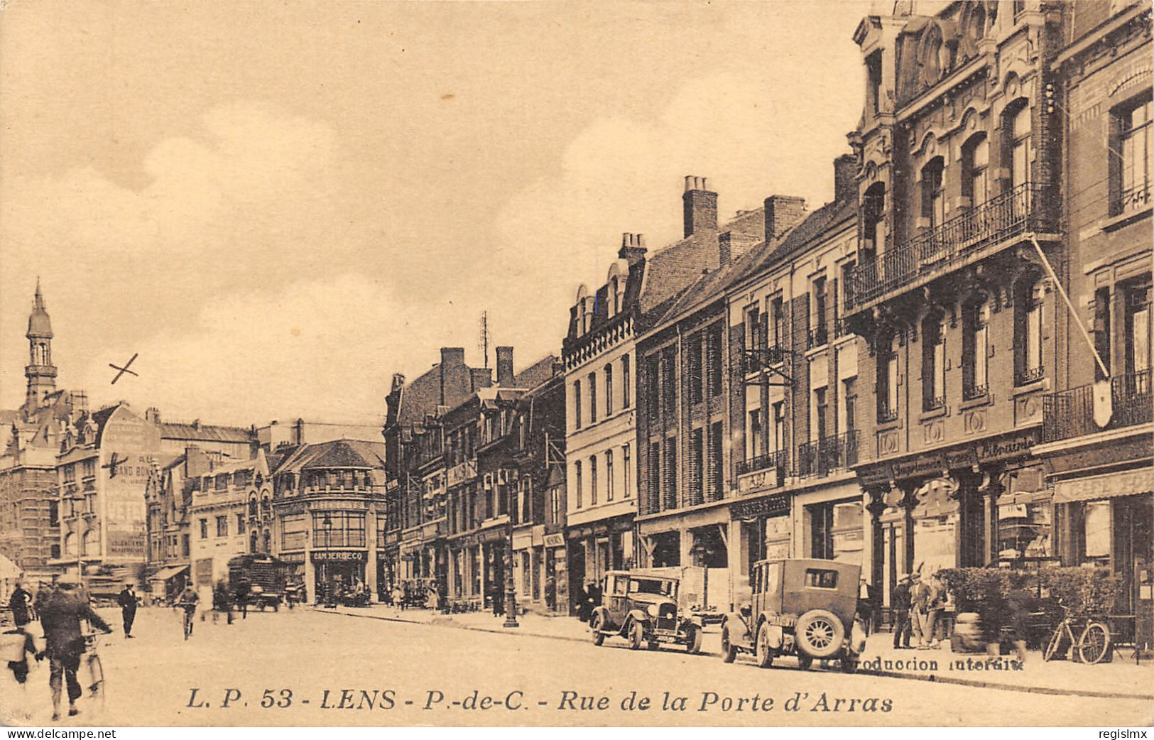 62-LENS-RUE DE LA PORTE D ARRAS-N°2046-C/0163 - Lens