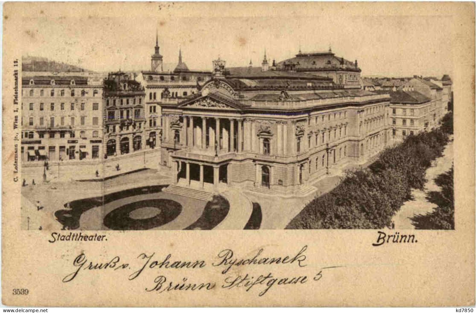 Brünn - Stadttheater - Boehmen Und Maehren