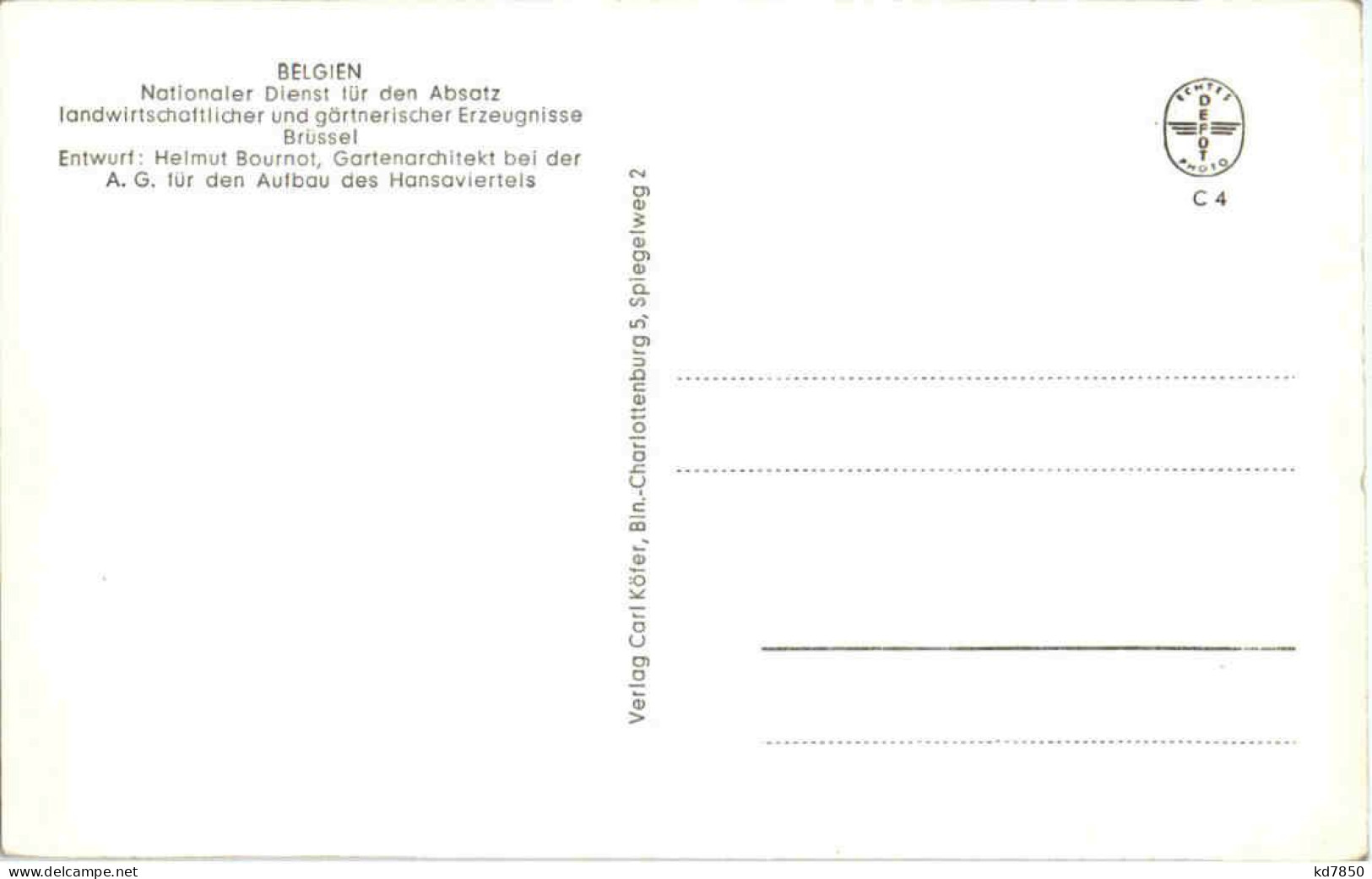 Berlin - Gründe Woche 1956 - Other & Unclassified