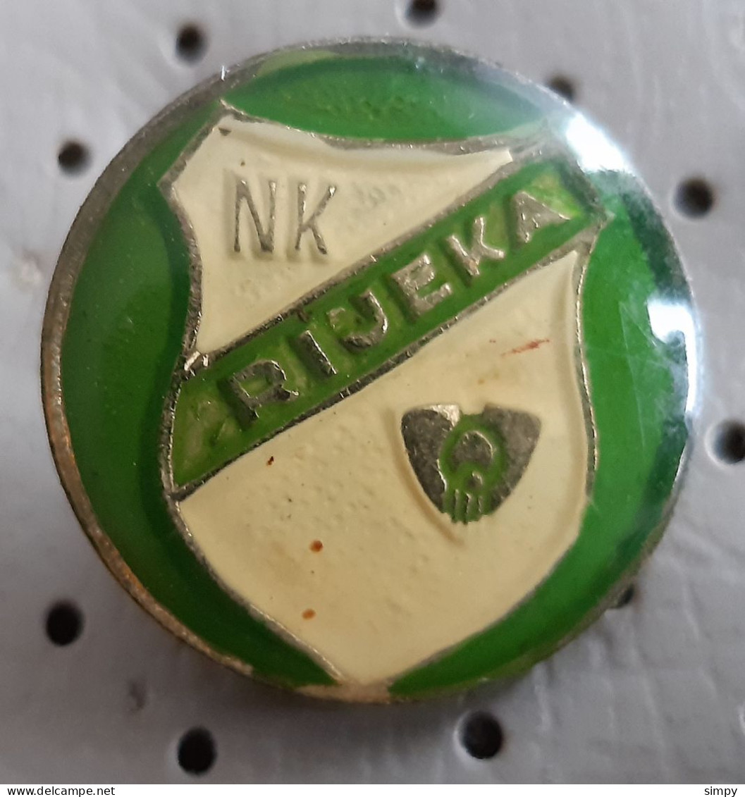 Football Club NK Rijeka Croatia Ex Yugoslavia Vintage Pin - Fútbol
