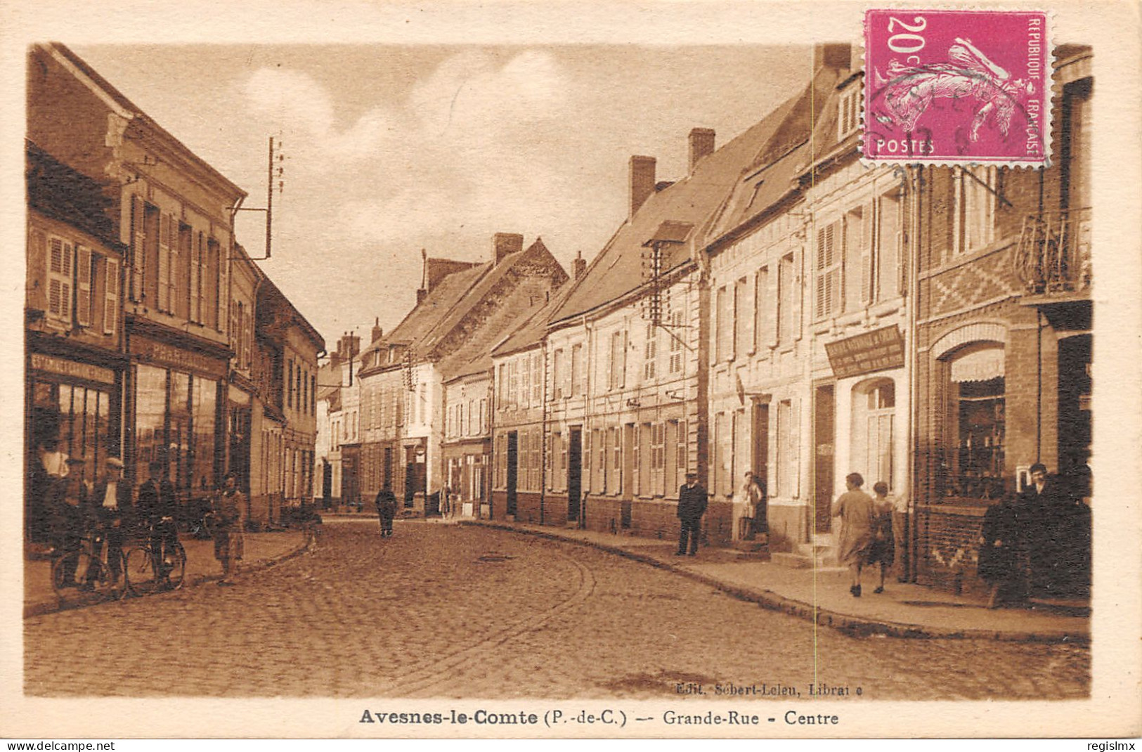 62-AVESNES LE COMTE-GRANDE RUE-N°2046-B/0245 - Avesnes Le Comte