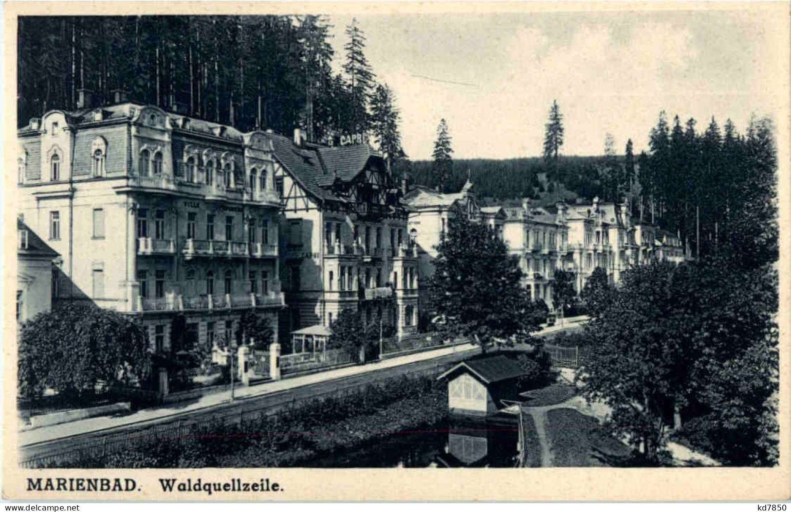 Marienbad - Waldquellzeile - Bohemen En Moravië