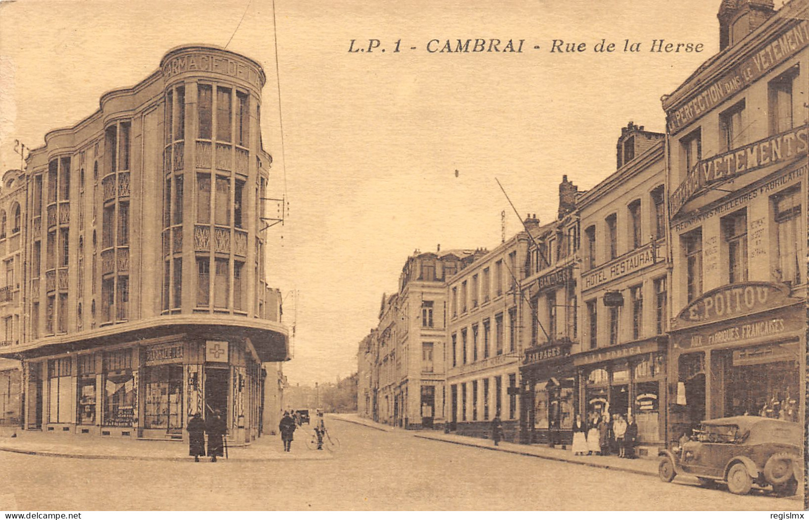 59-CAMBRAI-RUE DE LA HERSE-N°2046-A/0237 - Cambrai