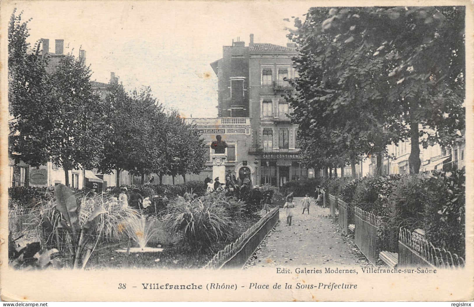 69-VILLEFRANCHE-PLACE DE LA SOUS PREFECTURE-N°2046-F/0367 - Villefranche-sur-Saone