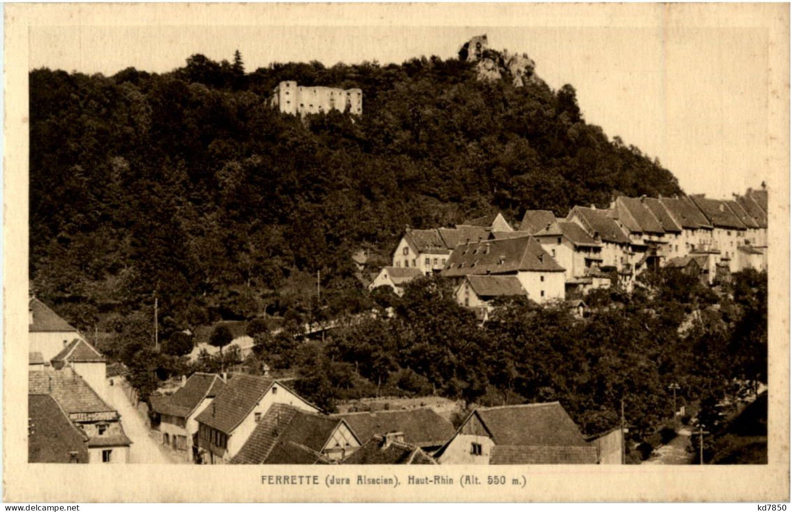 Pfirt - Ferrette - Les Deux Ruines - Ferrette