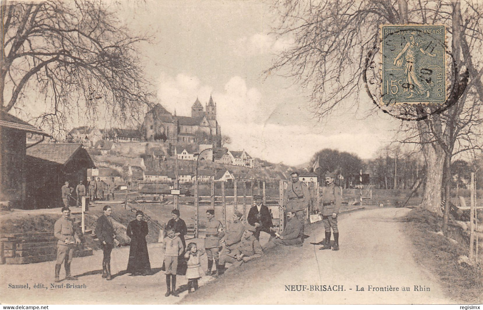 68-NEUF BRISACH-FRONTIERE AU RHIN-N°2046-F/0255 - Neuf Brisach