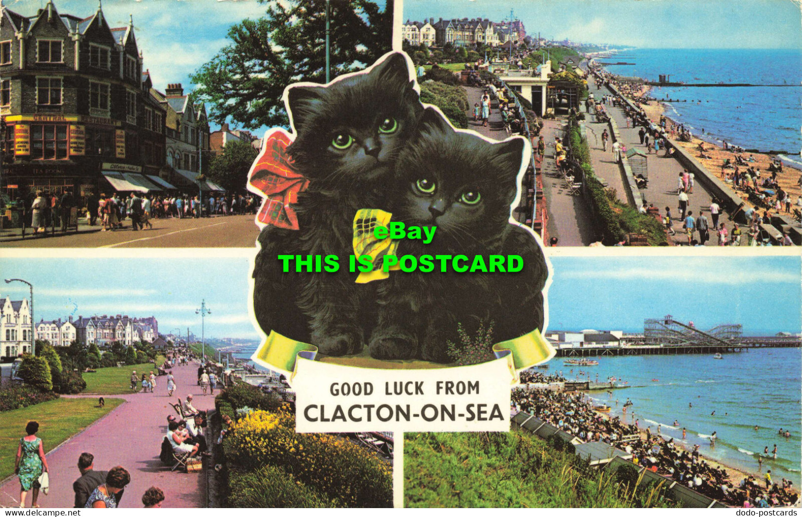 R573791 Good Luck From Clacton On Sea. 1974. Multi View - Monde