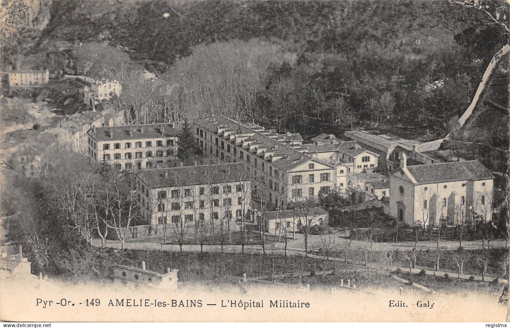 66-AMELIE LES BAINS-HOPITAL MILITAIRE-N°2046-F/0003 - Other & Unclassified