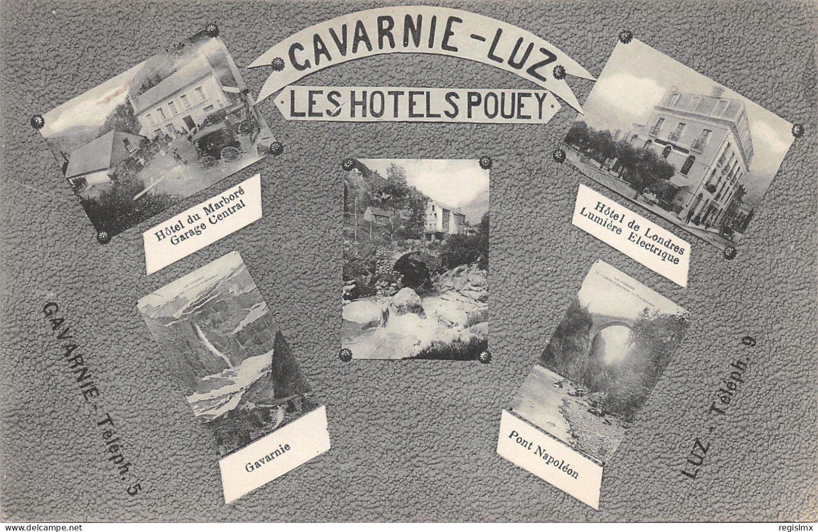 65-GAVARNIE LUZ-LES HOTELS POUEY-N°2046-E/0273 - Gavarnie