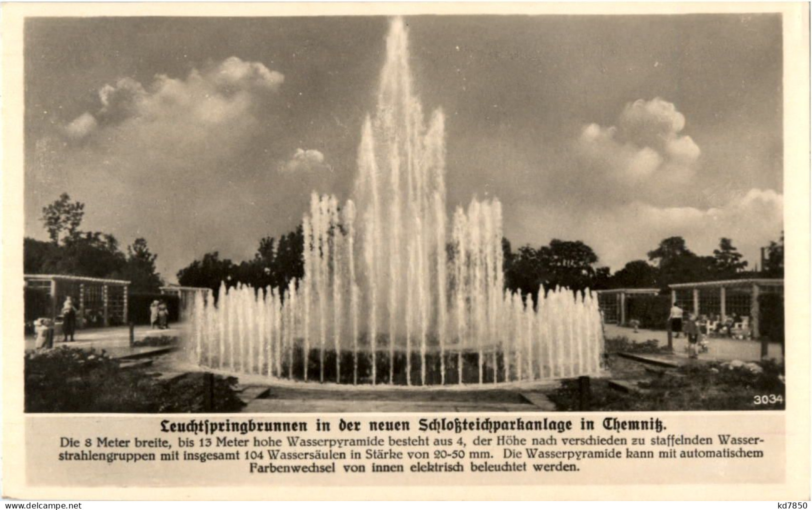 Chemnitz - Leuchtspringbrunnen - Chemnitz