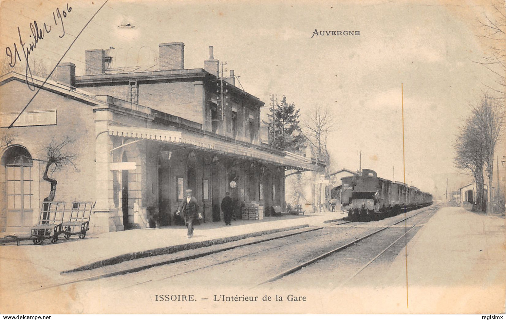 63-ISSOIRE-LA GARE-TRAIN-N°2046-D/0341 - Issoire