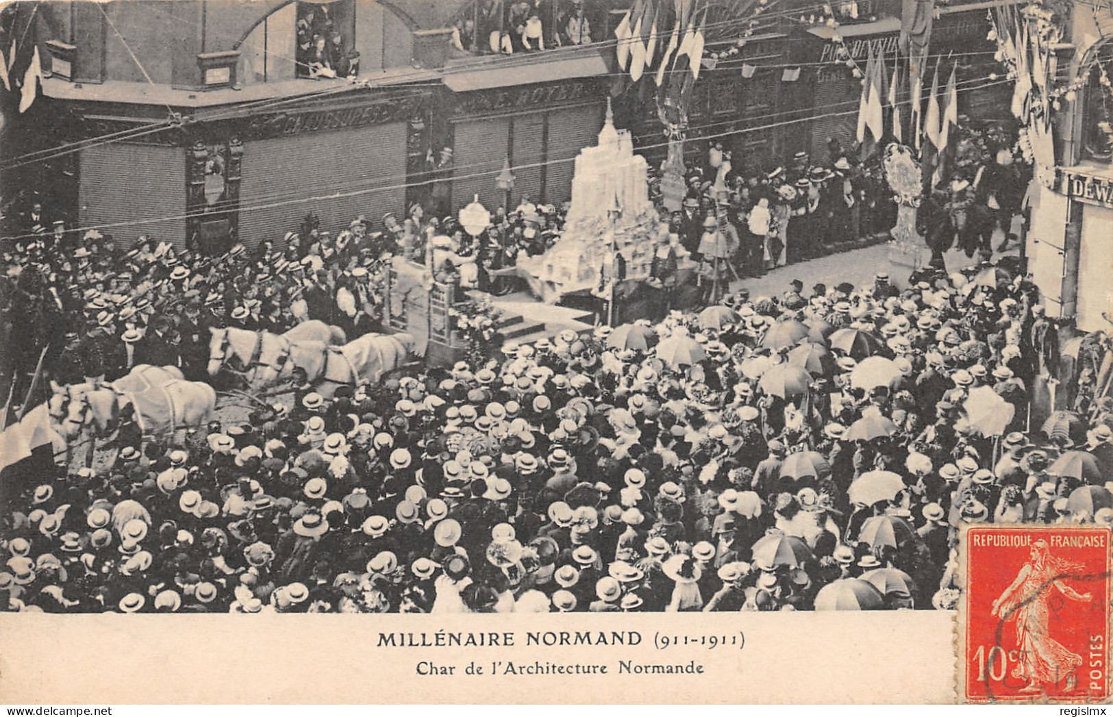 76-ROUEN-MILLENAIRE NORMAND 1911-CHAR -N°2048-B/0325 - Rouen