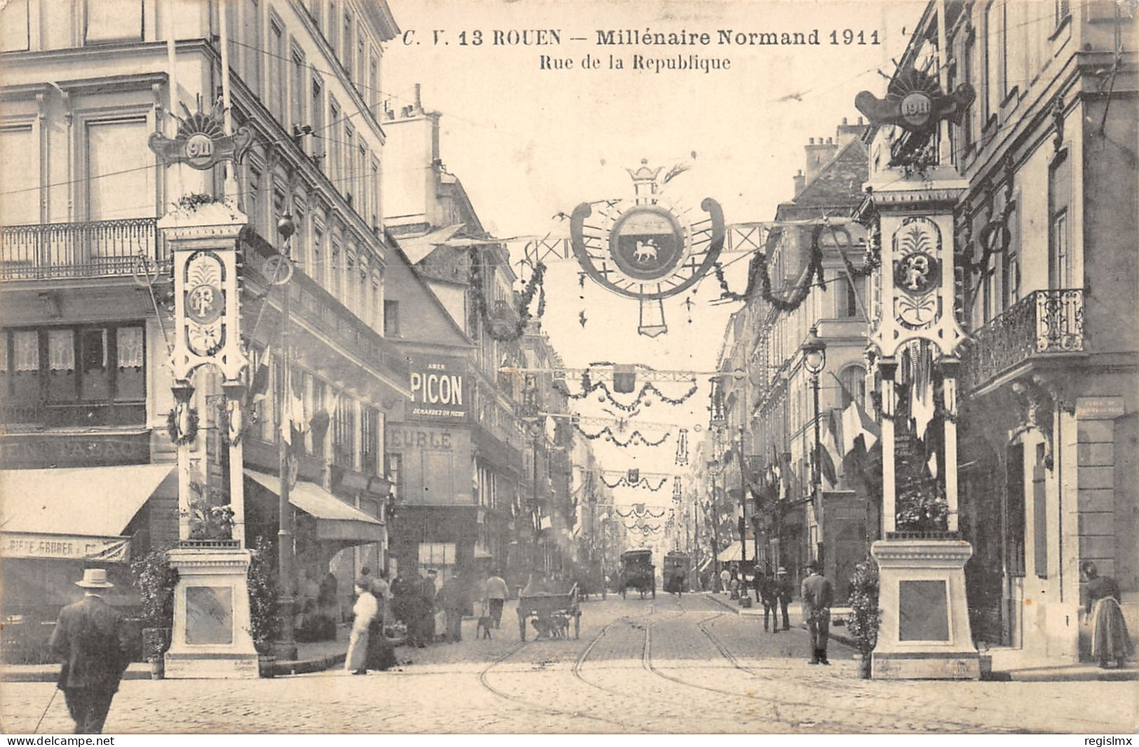 76-ROUEN-MILLENAIRE NORMAND 1911-N°2048-B/0261 - Rouen