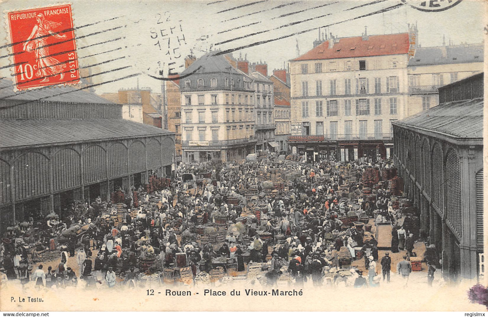 76-ROUEN-JOUR DE MARCHE-N°2048-B/0271 - Rouen