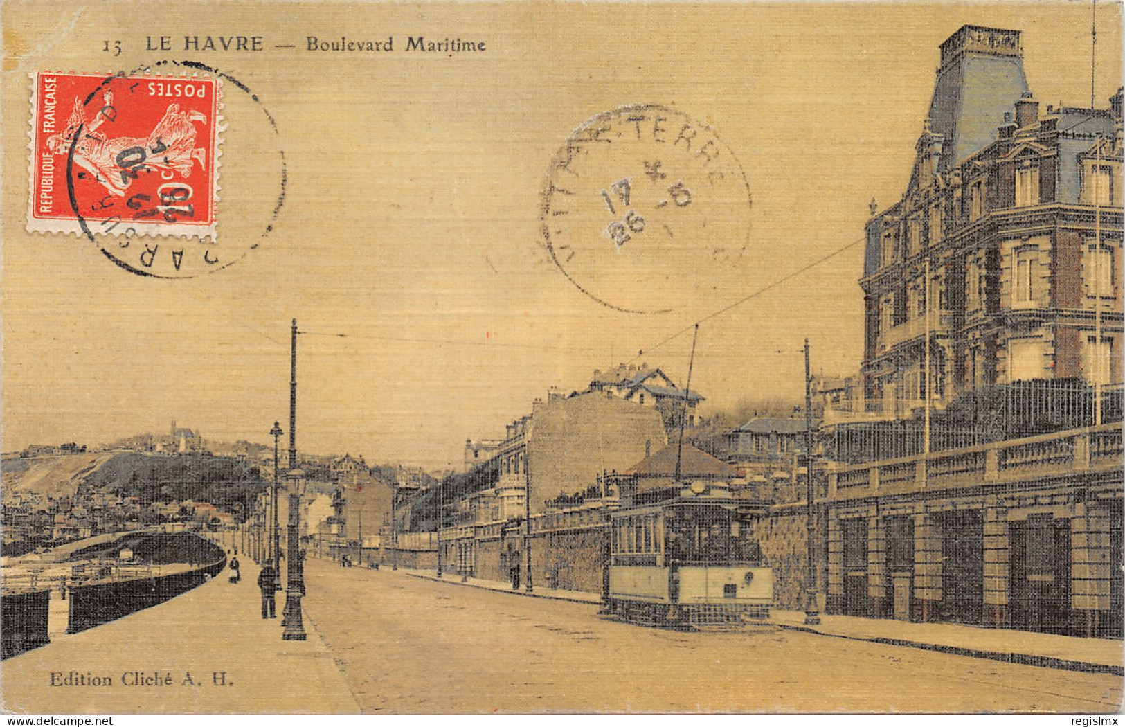 76-LE HAVRE-BOULEVARD MARITIME-TRAMWAY-N°2048-B/0137 - Non Classés