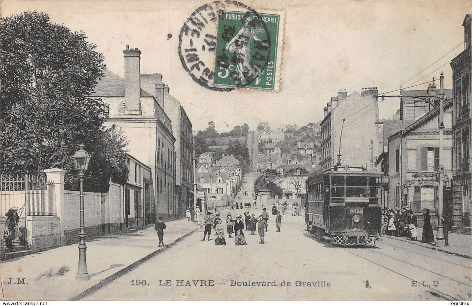 76-LE HAVRE-BOULEVARD DE GRAVILLE-TRAMWAY-N°2048-B/0067 - Sin Clasificación