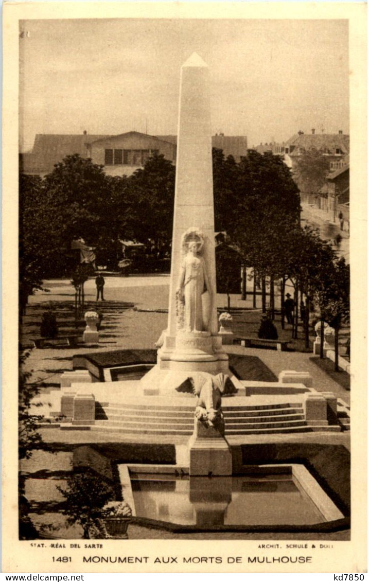 Mulhouse - Monument Aux Morts - Mulhouse
