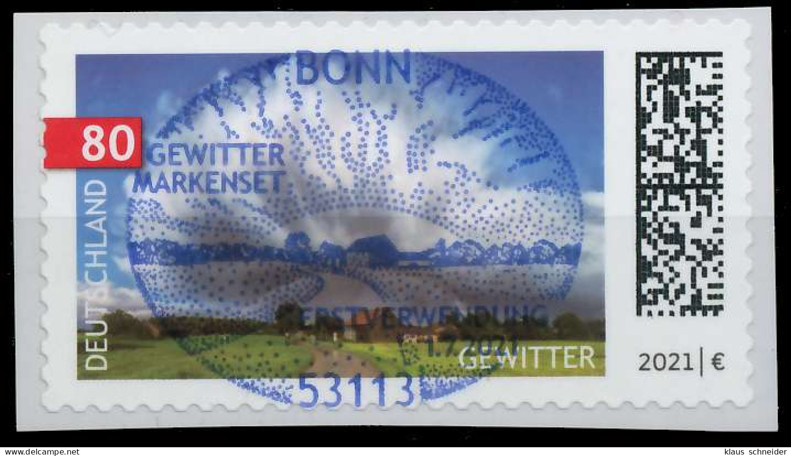 BRD BUND 2021 Nr 3617FBf ESST Zentrisch Gestempelt X528DB6 - Used Stamps