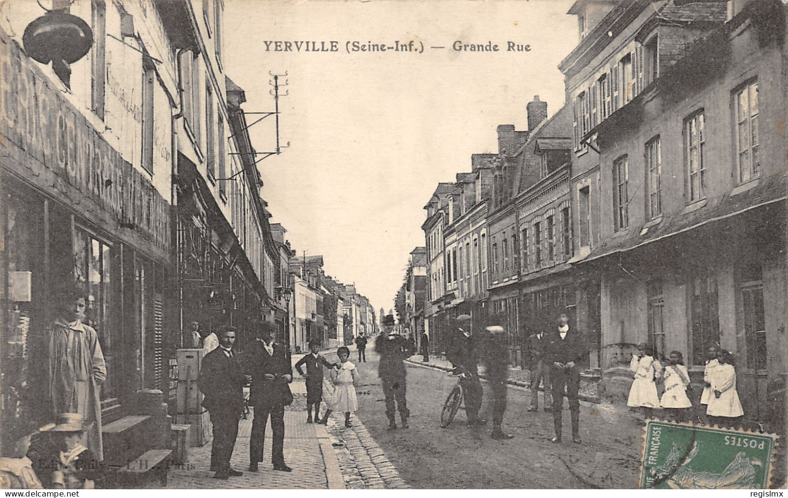76-YERVILLE-GRANDE RUE-N°2048-A/0003 - Yerville