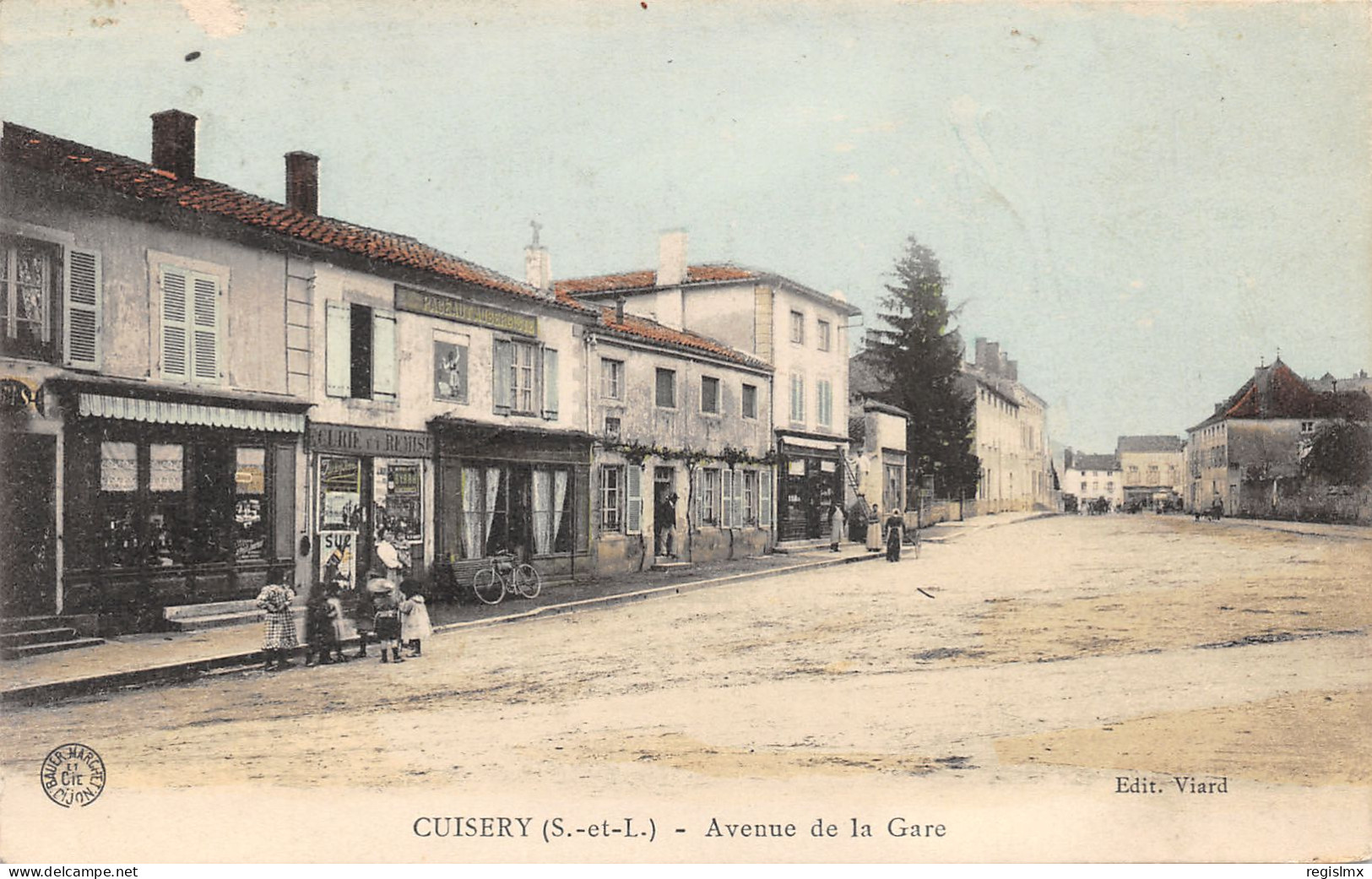 71-CUISERY-AVENUE DE LA GARE-N°2046-G/0367 - Other & Unclassified