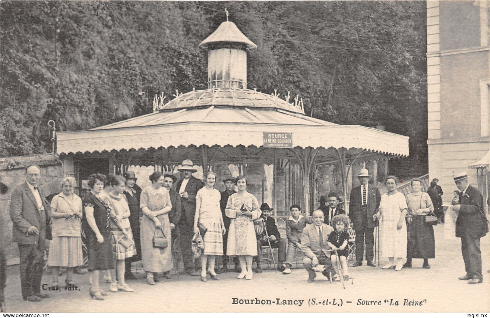 71-BOURBON LANCY-SOURCE LA REINE-N°2046-G/0353 - Autres & Non Classés