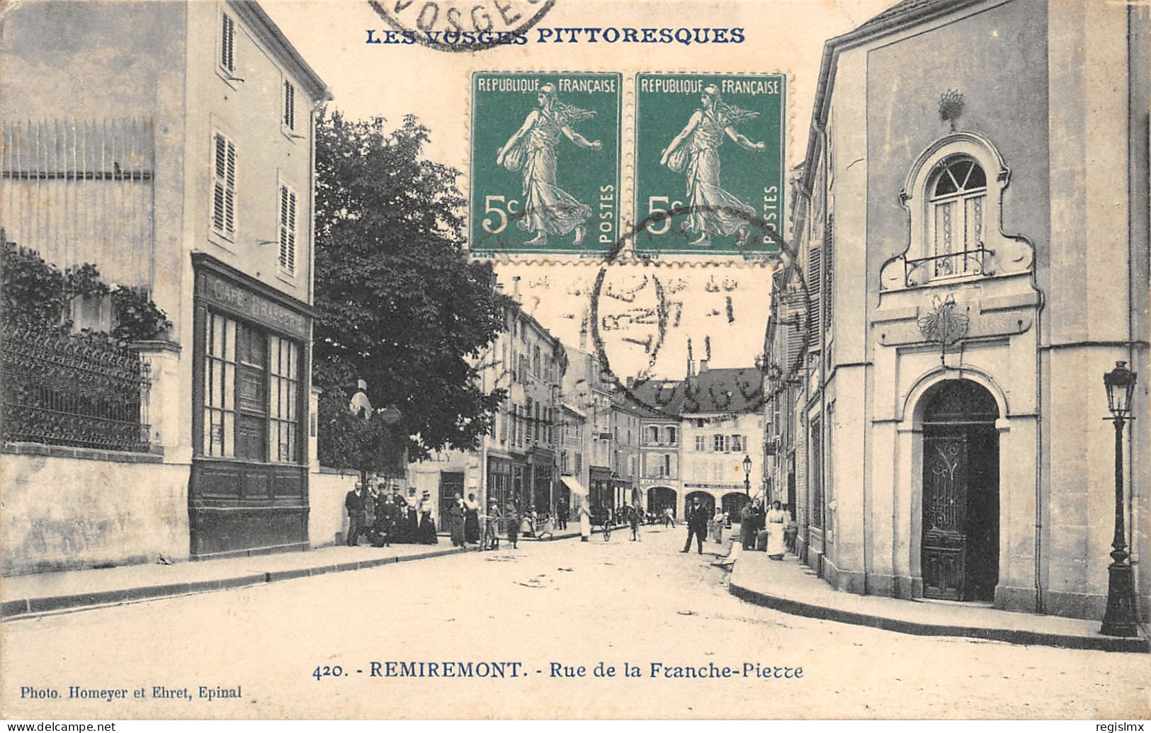 88-REMIREMONT-RUE DE LA FRANCHE PIERRE-N°2048-F/0161 - Remiremont
