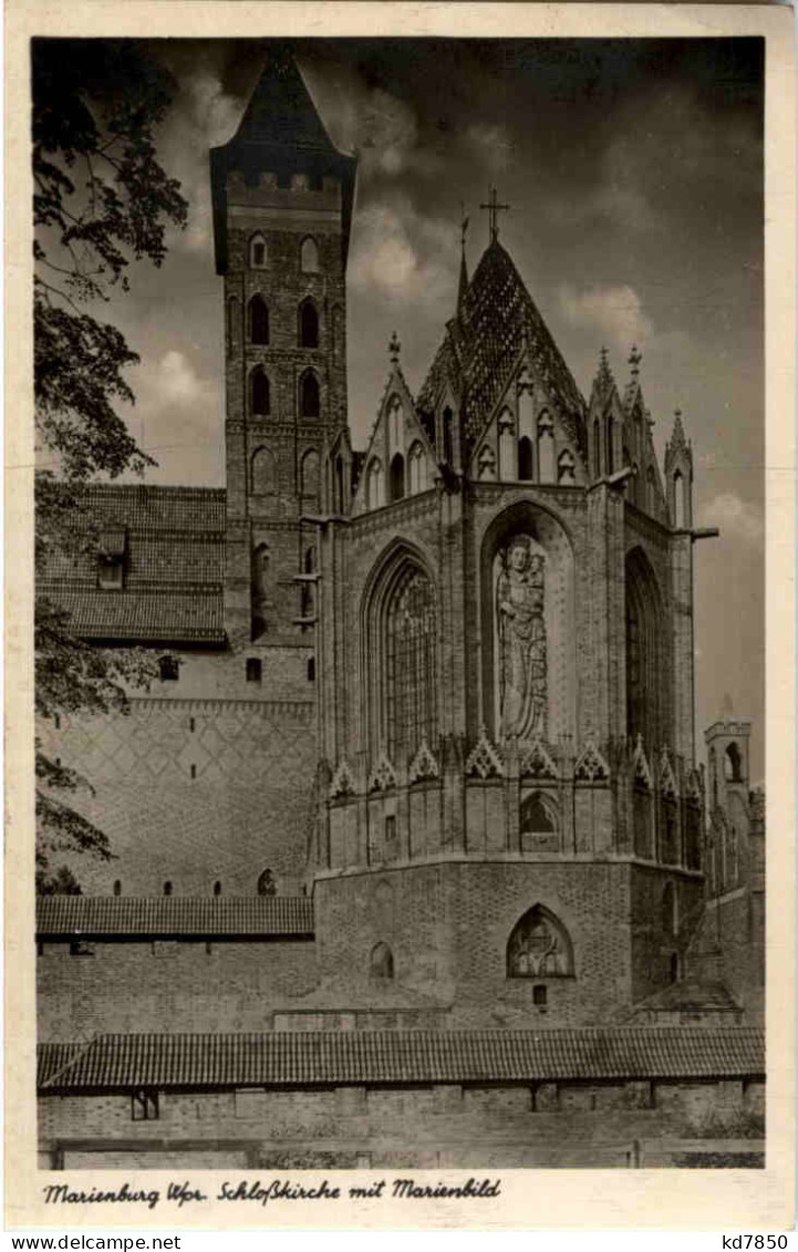 Marienburg - Schlosskirche - Westpreussen