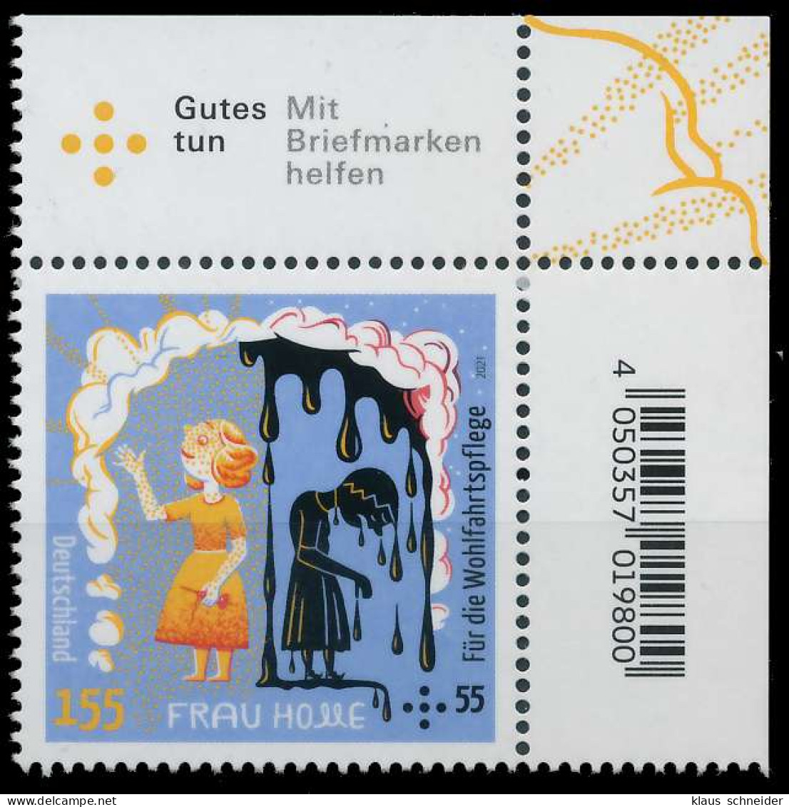 BRD BUND 2021 Nr 3587 Postfrisch ECKE-ORE X529072 - Unused Stamps