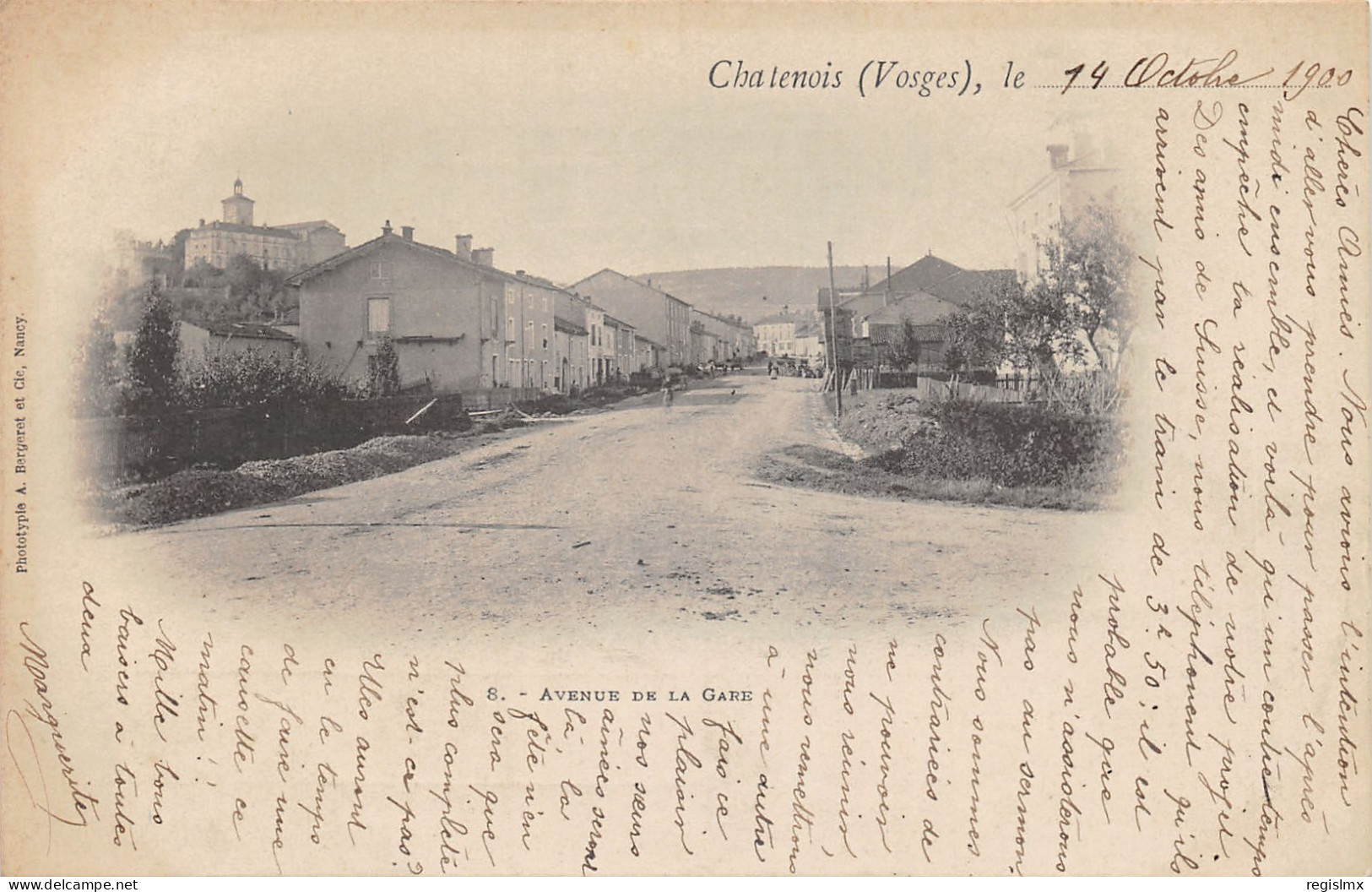 88-CHATENOIS-AVENUE DE LA GARE-N°2048-C/0275 - Chatenois