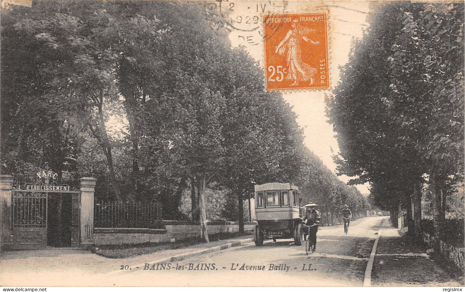 88-BAINS LES BAINS-AVENUE BAILLY-N°2048-C/0145 - Bains Les Bains