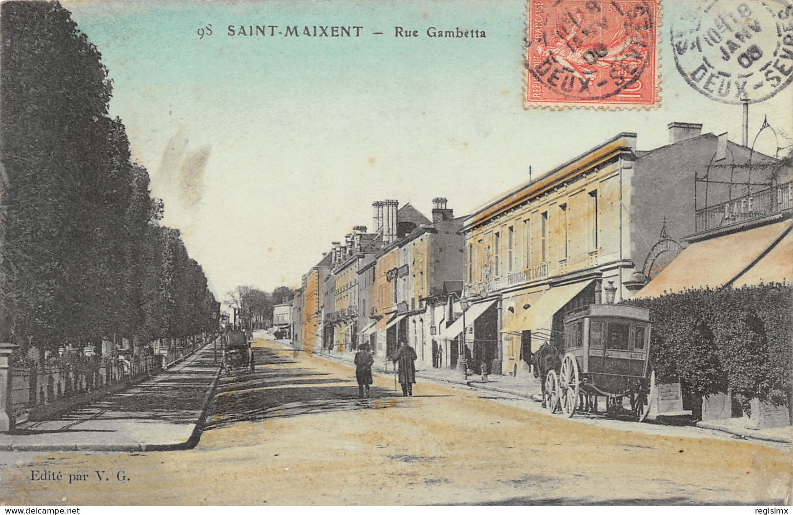 79-SAINT MAIXENT-RUE GAMBETTA-N°2048-C/0053 - Saint Maixent L'Ecole