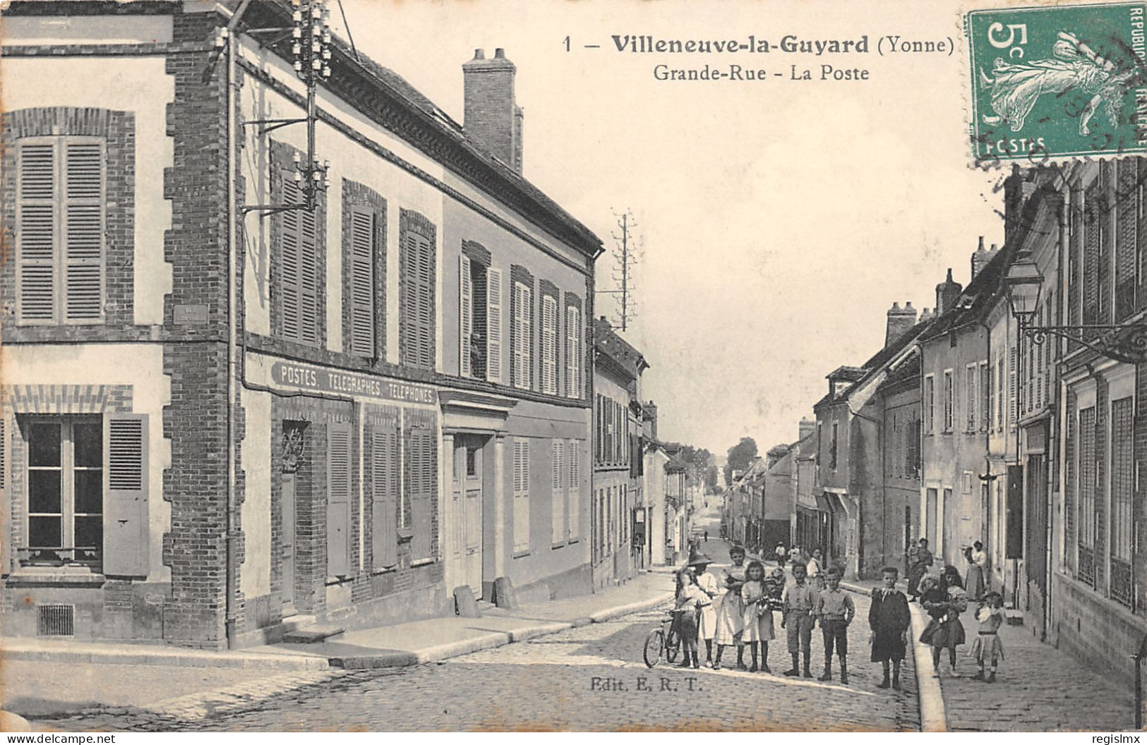 89-VILLENEUVE LA GUYARD-LA POSTE-N°2049-A/0283 - Villeneuve-la-Guyard