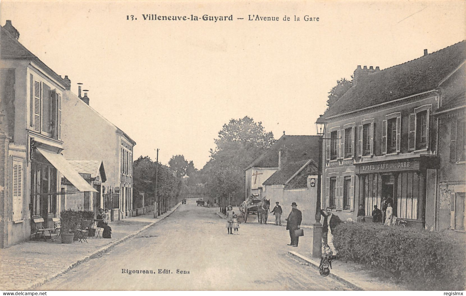 89-VILLENEUVE LA GUYARD-AVENUE DE LA GARE-N°2049-A/0263 - Villeneuve-la-Guyard