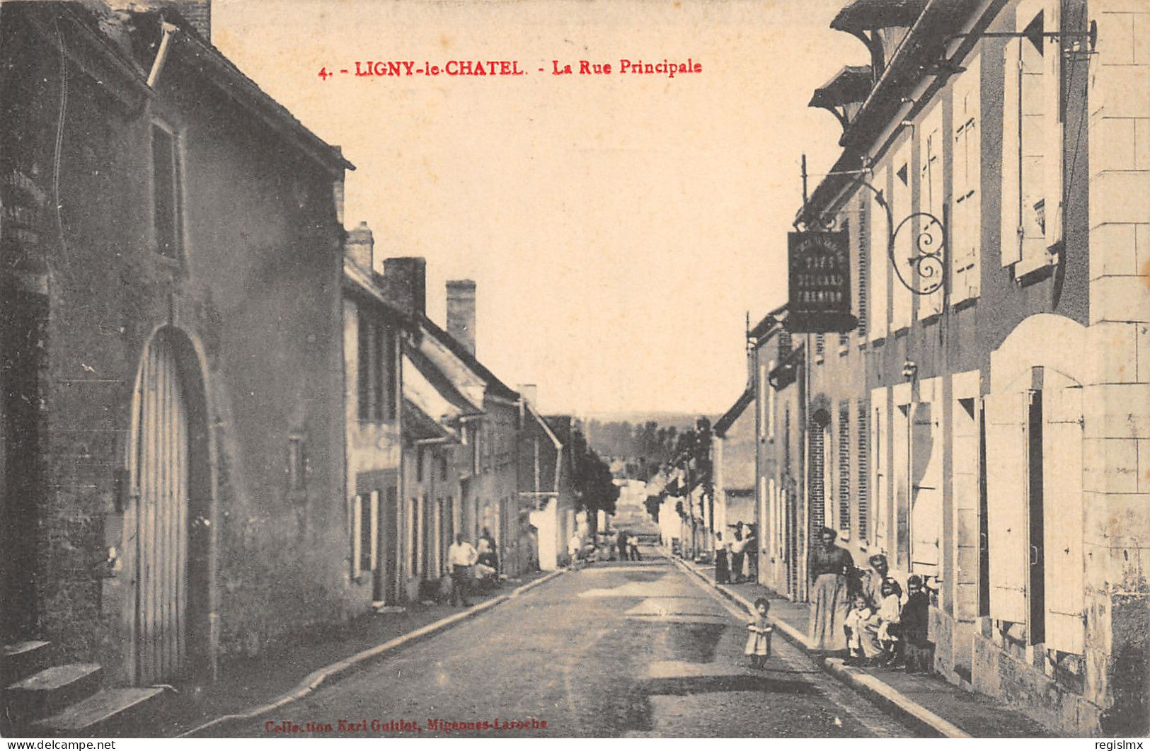 89-LIGNY LE CHATEL-RUE PRINCIPALE-N°2049-A/0131 - Ligny Le Chatel