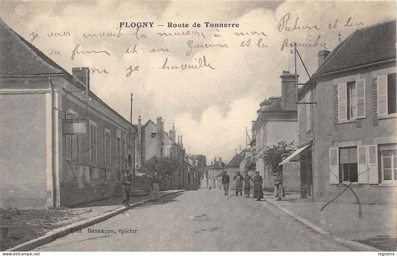 89-FLOGNY-ROUTE DE TONNERRE-N°2049-A/0033 - Flogny La Chapelle