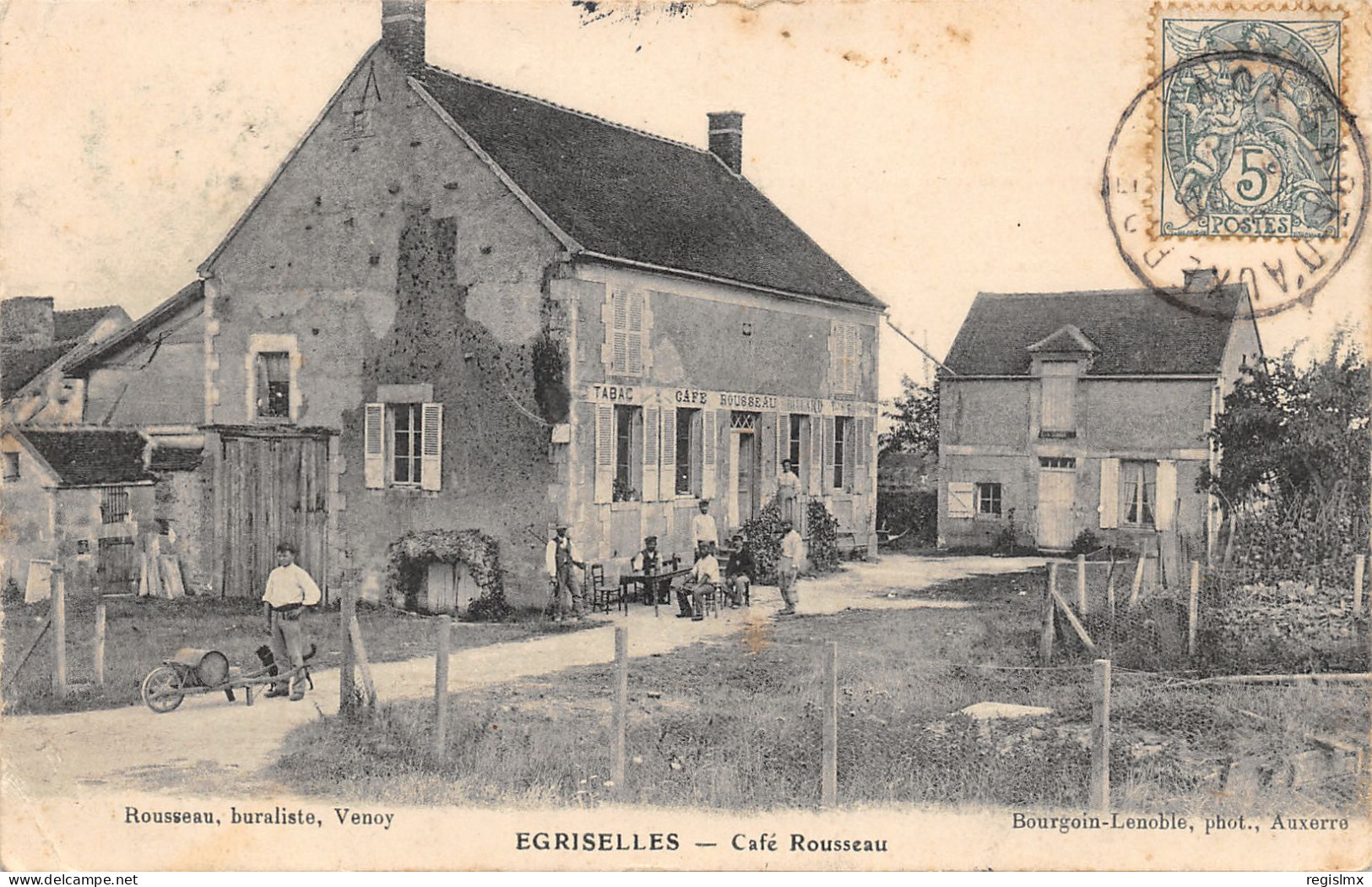 89-EGRISELLES-CAFE ROUSSEAU-N°2049-A/0001 - Egriselles Le Bocage