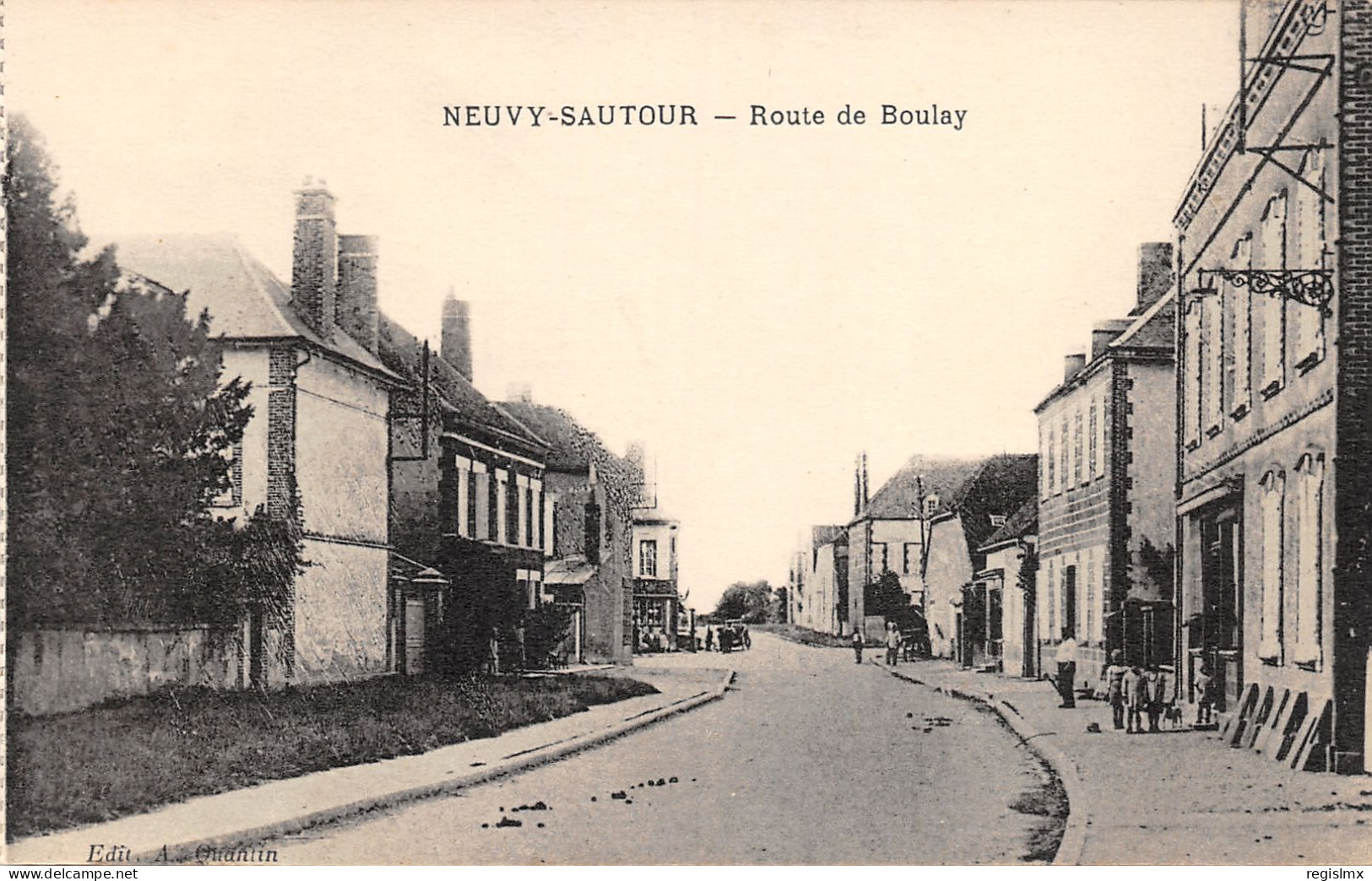 89-NEUVY SAUTOUR-ROUTE DE BOULAY-N°2048-H/0175 - Neuvy Sautour