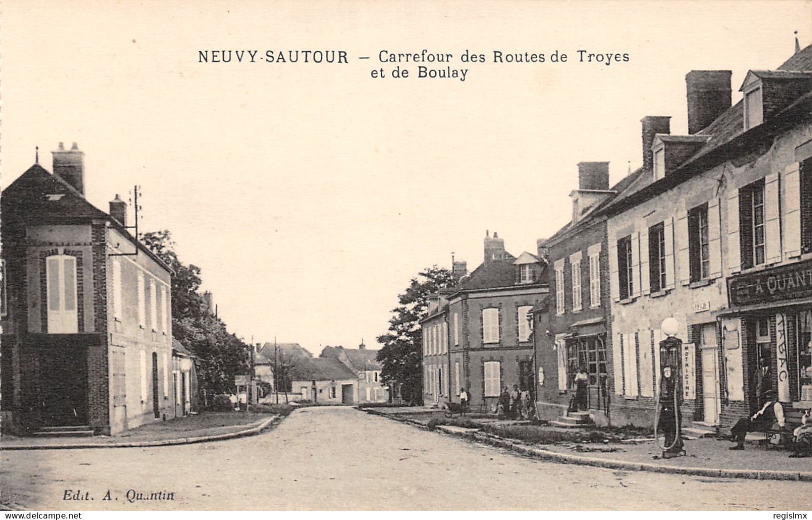 89-NEUVY SAUTOUR-CARREFOUR DES ROUTES DE TROYES-N°2048-H/0155 - Neuvy Sautour