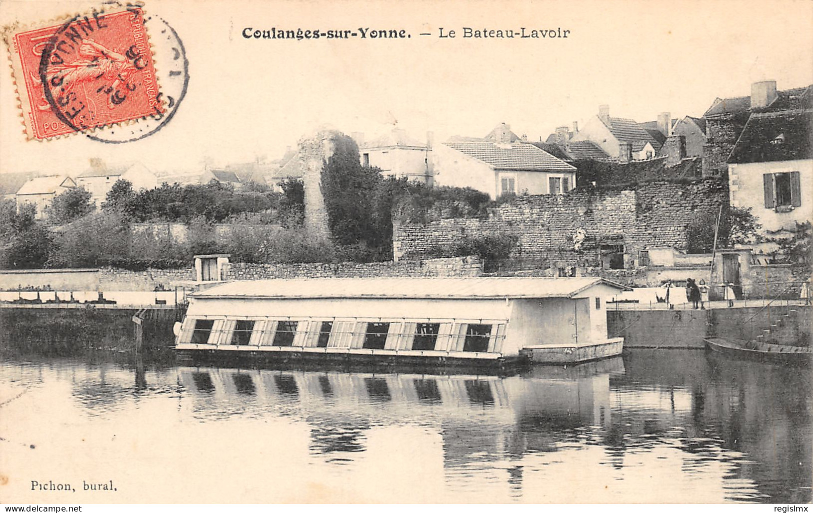 89-COULANGES SUR YONNE-LE BATEAU LAVOIR-N°2048-H/0037 - Coulanges Sur Yonne