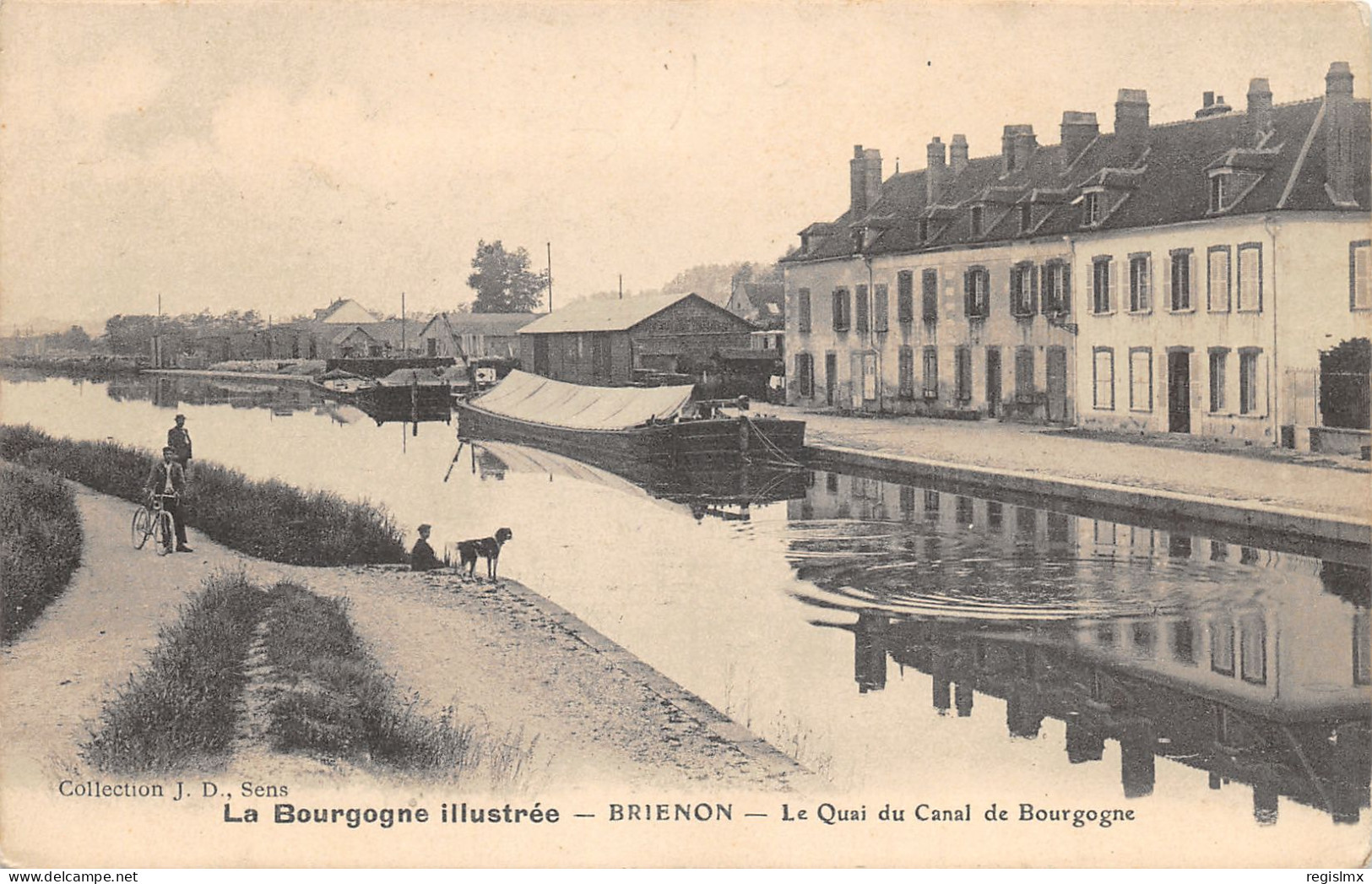 89-BRIENON-QUAI DU CANAL DE BOURGOGNE-N°2048-G/0209 - Brienon Sur Armancon