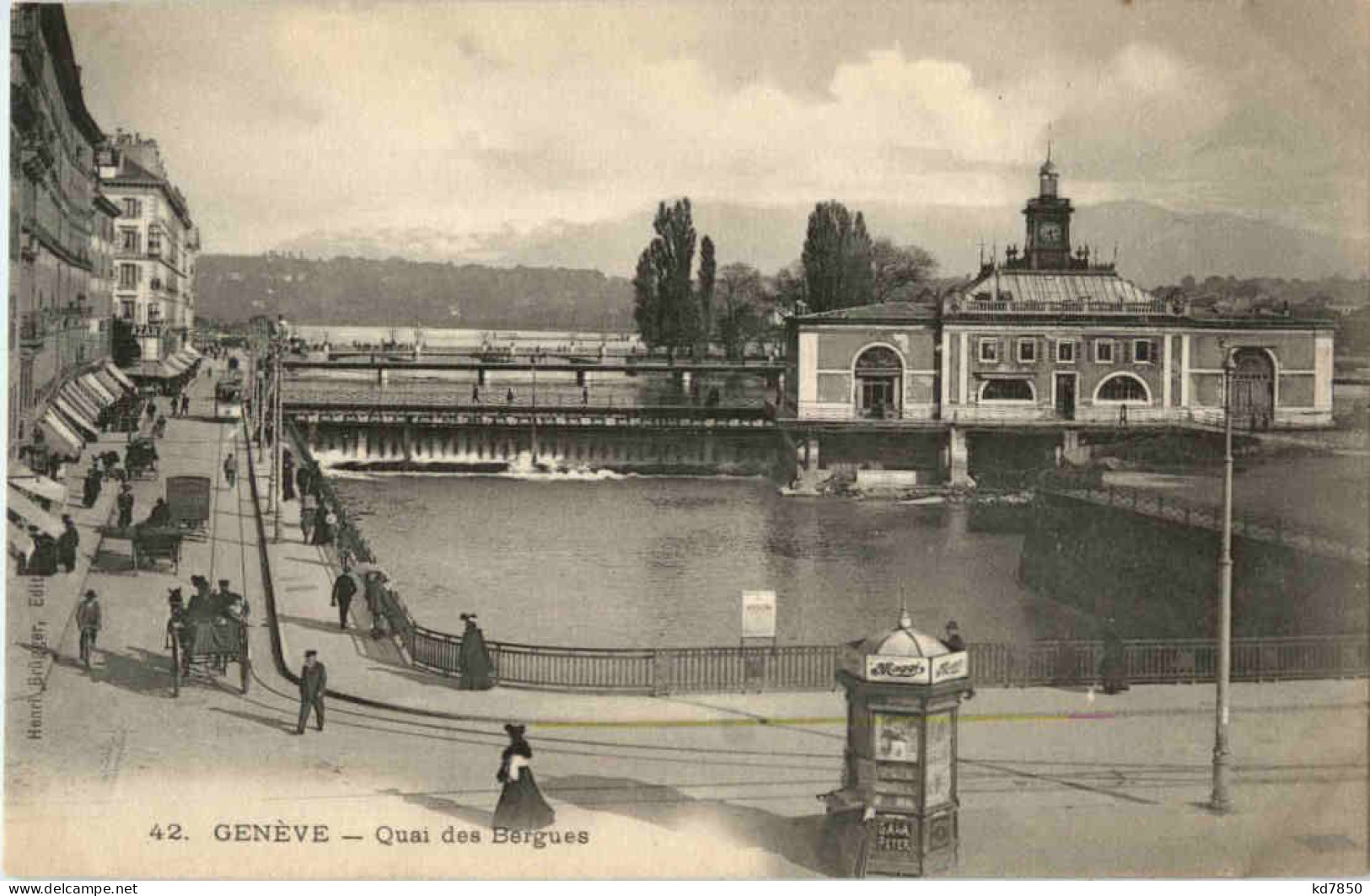 Geneve - Qaui Des Bergues - Genève