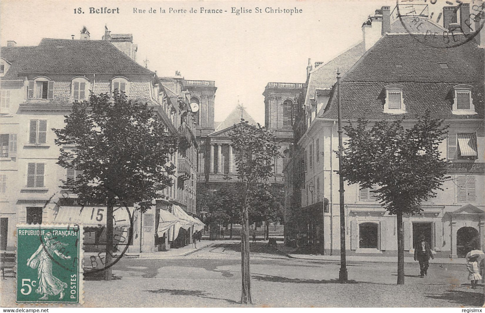 90-BELFORT-RUE DE LA PORTE DE France-N°2048-F/0361 - Belfort - Ville