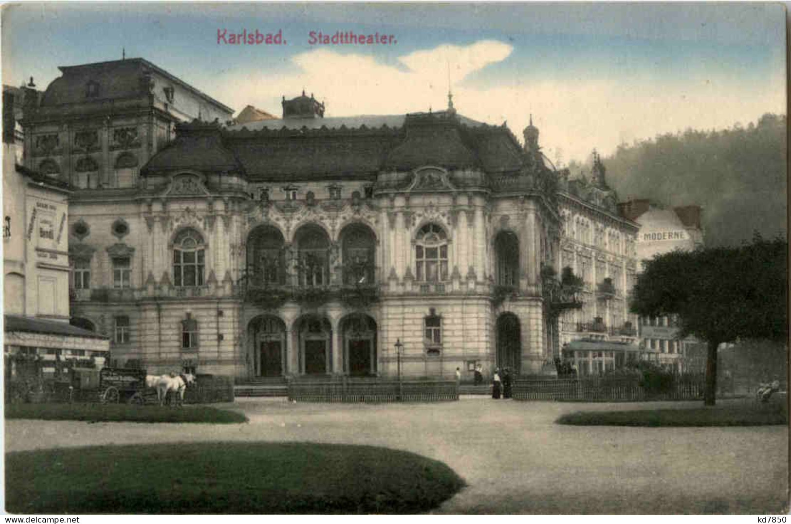 Karlsbad - Stadttheater - Boehmen Und Maehren