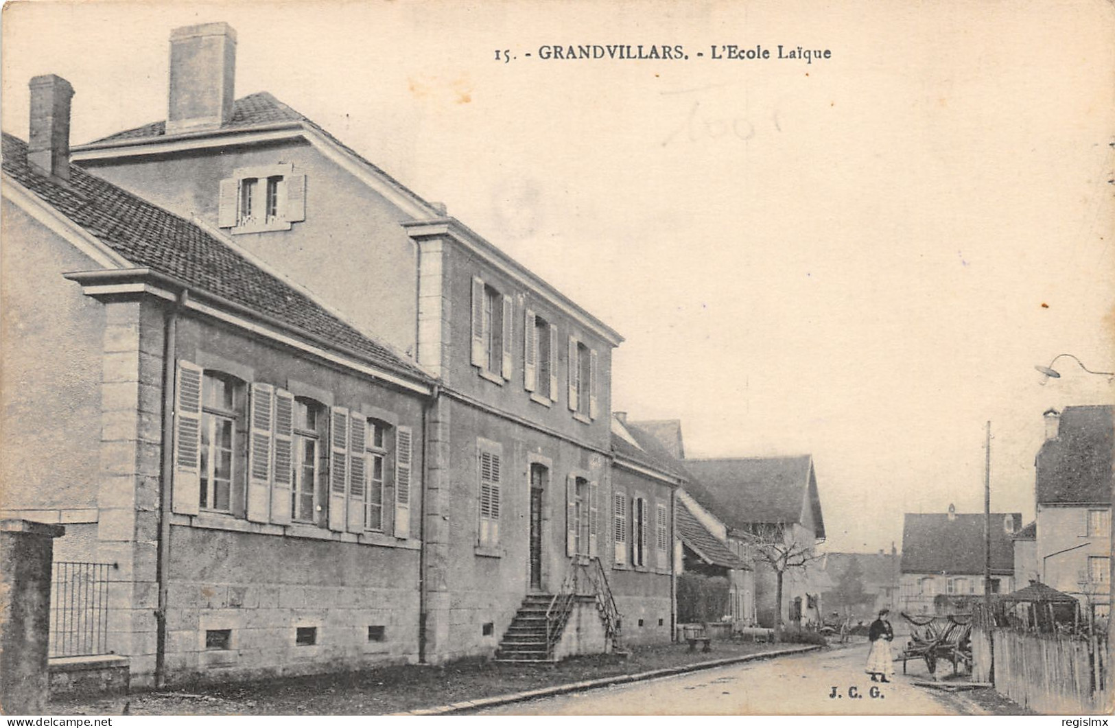 90-GRANDVILLARS-L ECOLE LAIQUE-N°2048-F/0311 - Grandvillars