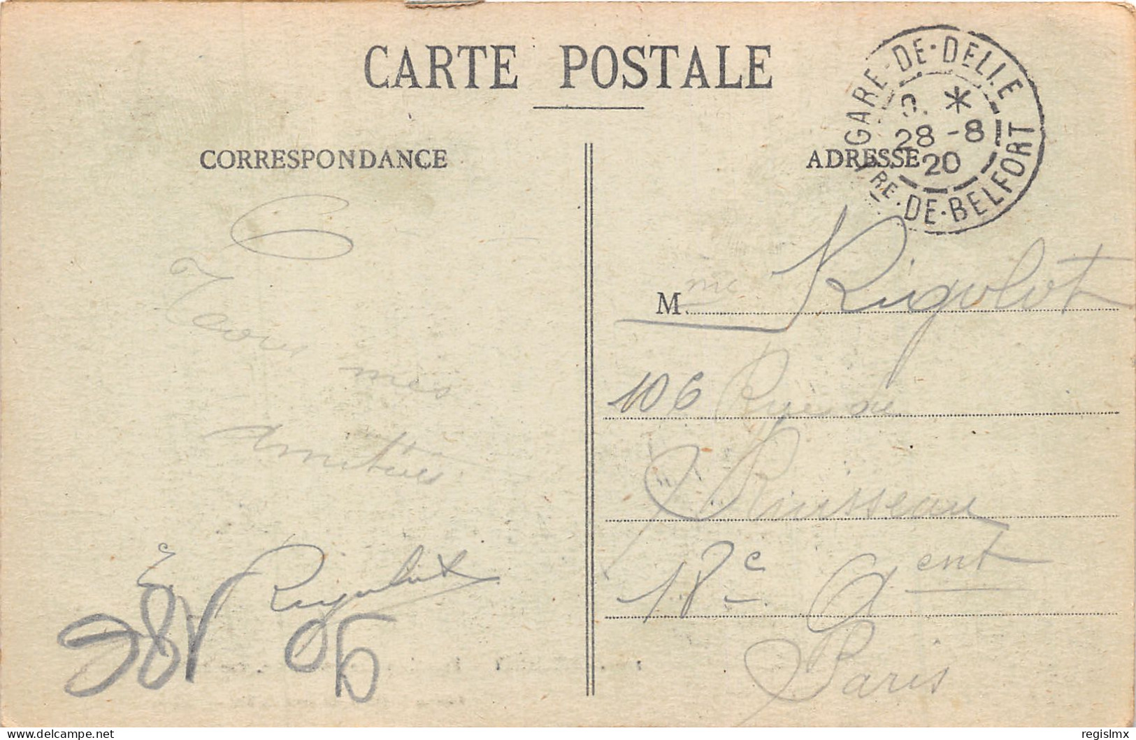 90-RECHESY-FRONTIERE FRANCO SUISSE-N°2048-F/0293 - Other & Unclassified