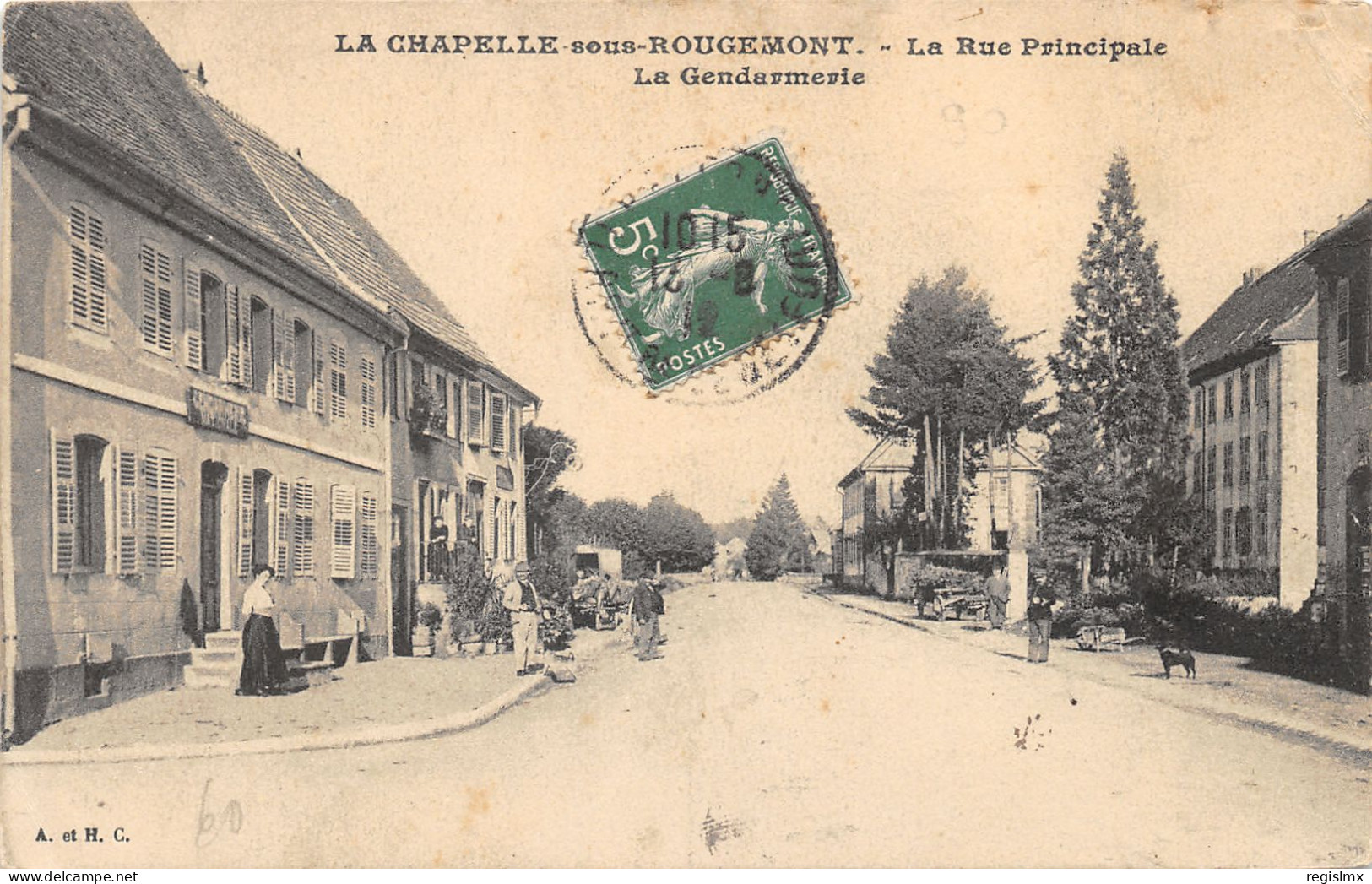 90-LA CHAPELLE SOUS ROUGEMONT-LA GENDARMERIE-N°2048-F/0275 - Other & Unclassified
